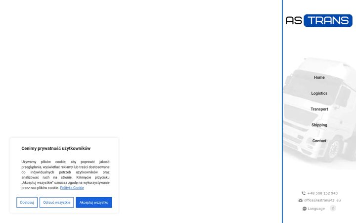 Captura de pantalla de astrans-tsl.eu
