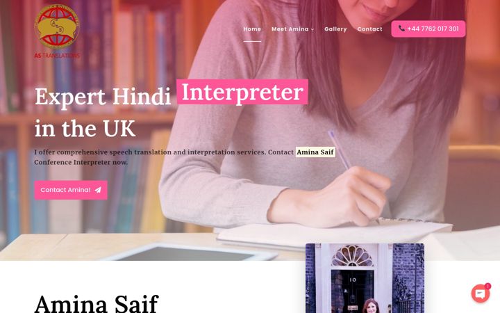 Screenshot von astranslations.co.uk