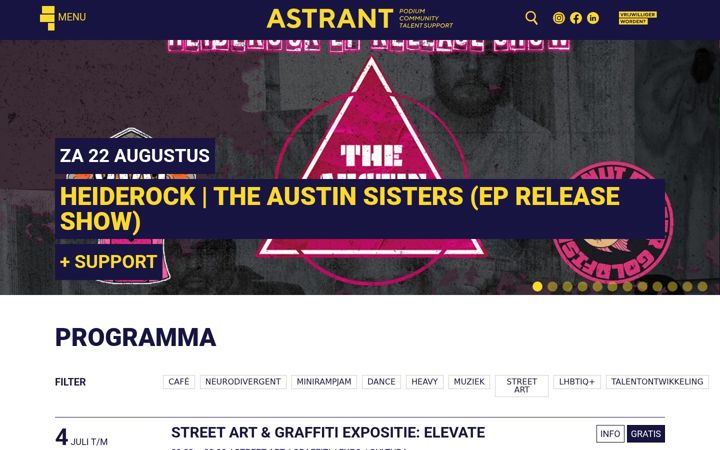 Screenshot of astrant-ede.nl