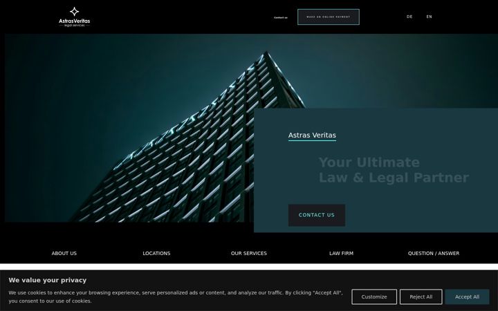 Screenshot of astras-veritas.com