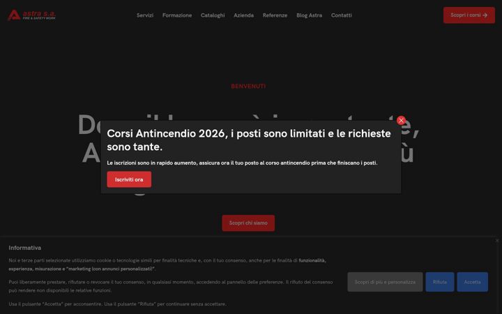 Screenshot von astrasa.ch