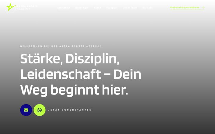 Screenshot of astrasports.de