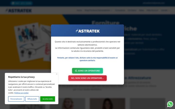 Screenshot of astratek-srls.it