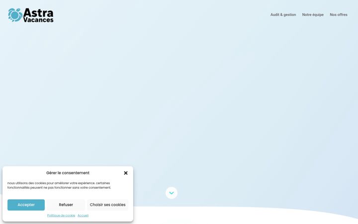 Screenshot of astravacances.fr