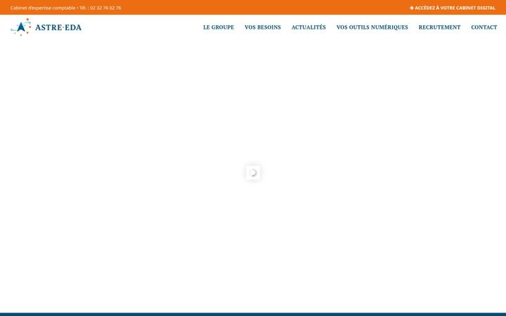 Screenshot of astre-eda.fr
