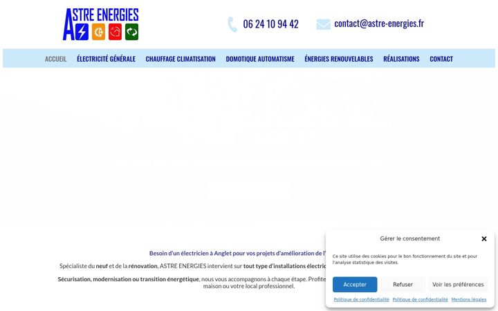 Screenshot of astre-energies.fr