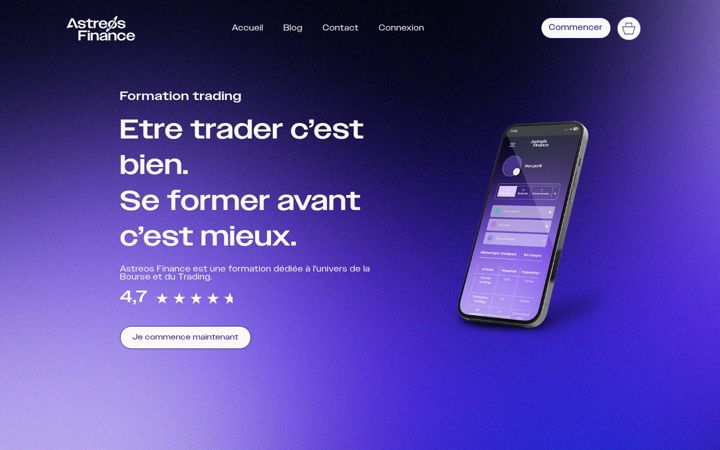 Screenshot of astreosfinance.com