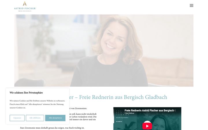 Capture d'écran de astrid-fischer.com