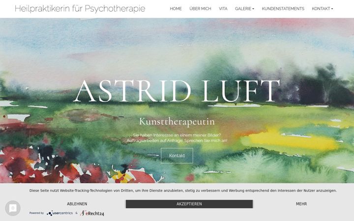 Screenshot ta' astrid-luft.de