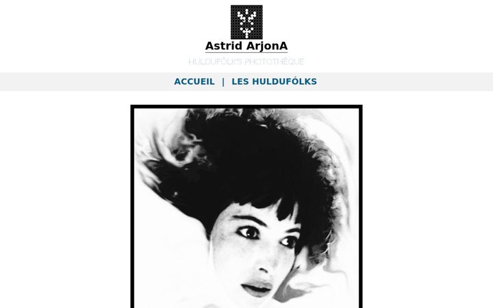 Screenshot of astridarjona.com