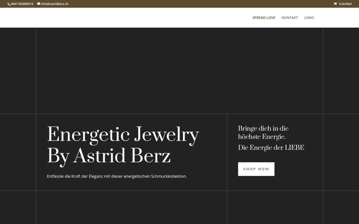 Screenshot von astridberz.ch