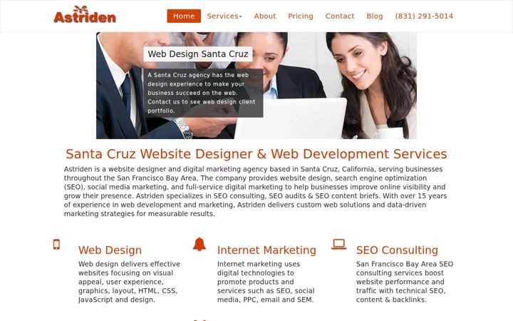 Screenshot of astriden.com