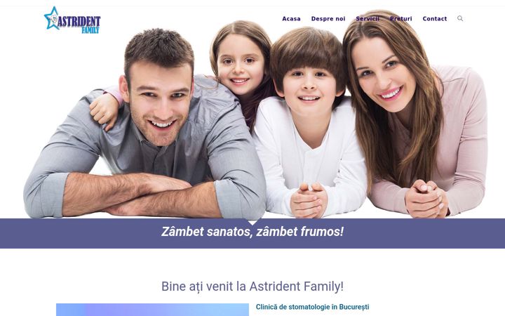 Screenshot of astrident-family.ro