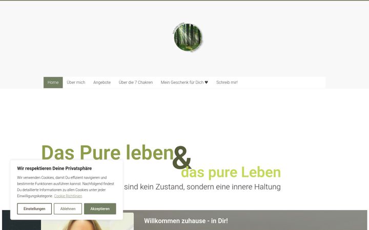 Screenshot ta' astridfreier.de