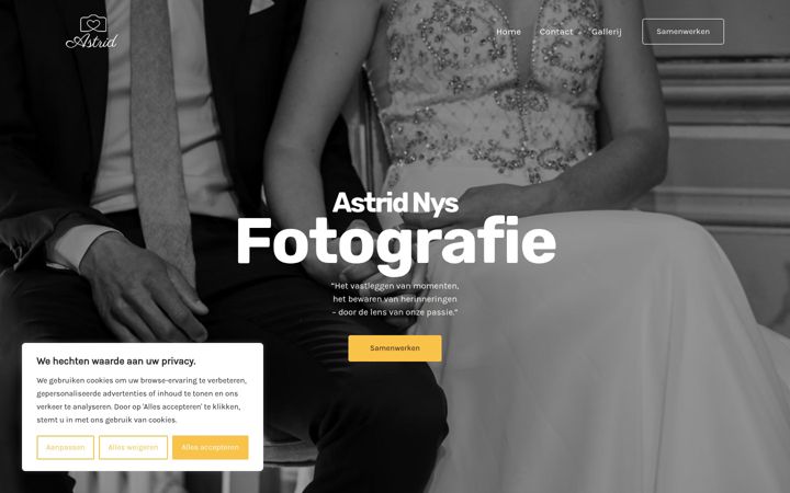 Screenshot of astridnys.be