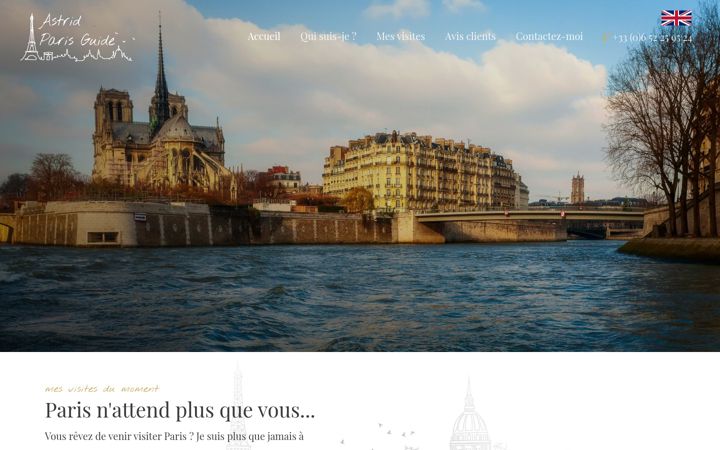 Screenshot of astridparisguide.fr