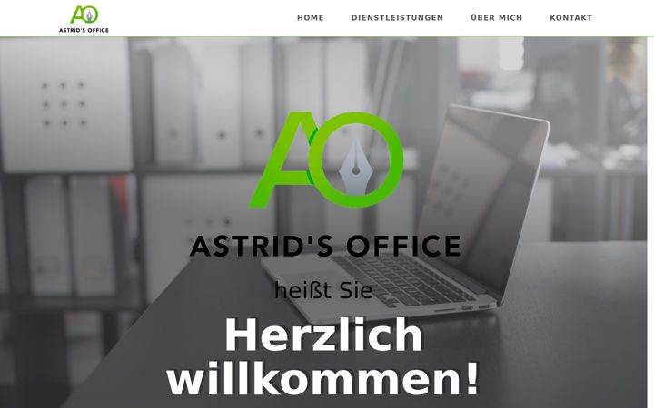 Screenshot of astrids-office.ch