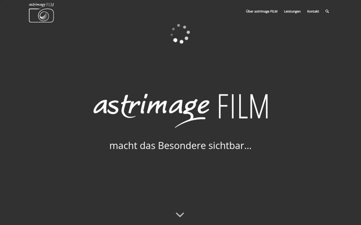 Screenshot of astrimage.at