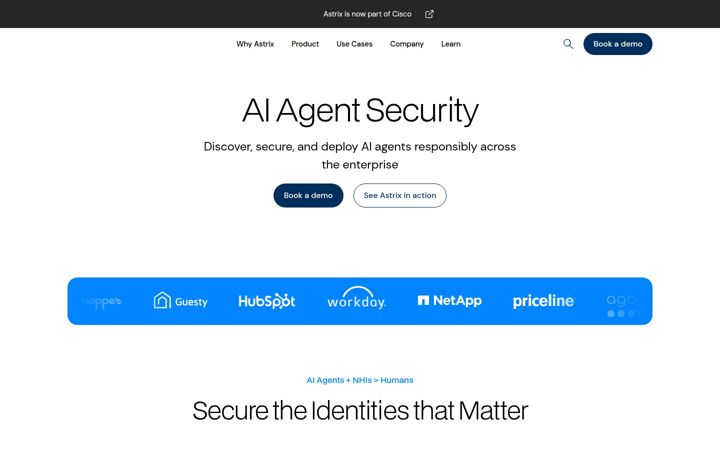 Screenshot of astrix.security