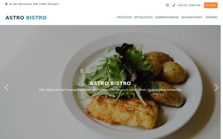 Snímek obrazovky astro-bistro.de