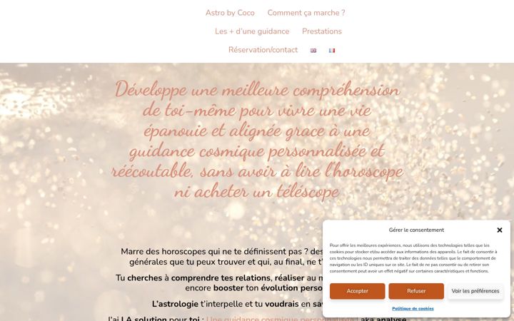 Screenshot of astro-by-coco.com