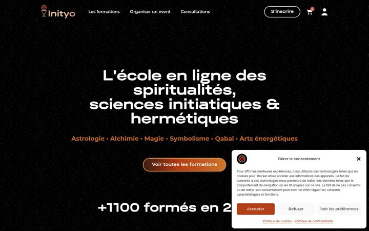 Screenshot of astro-dojo.fr