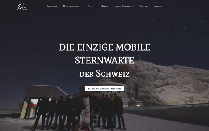 Captura de pantalla de astro-events.com