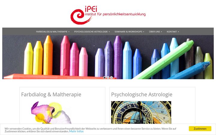 Screenshot of astro-ipei.ch