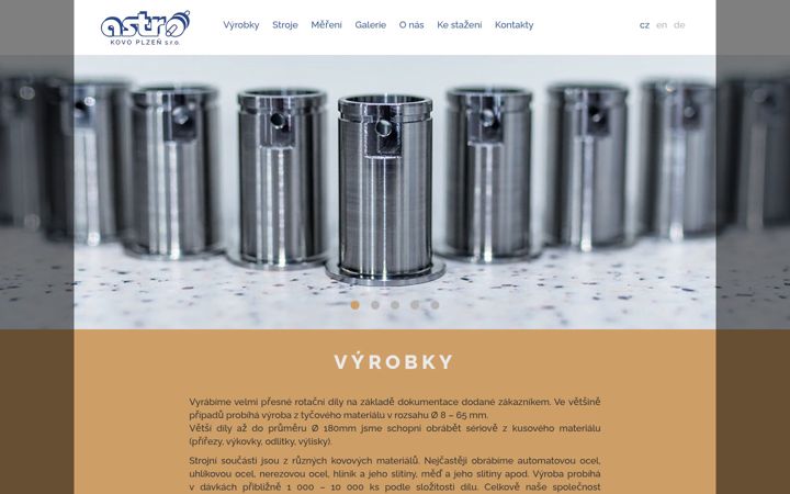 Екранна снимка на astro-kovo.cz