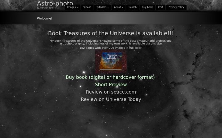 Screenshot of astro-photo.nl