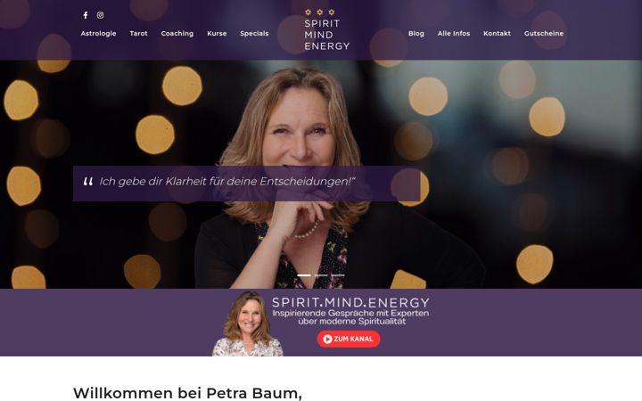 Screenshot of astro-tarot.de