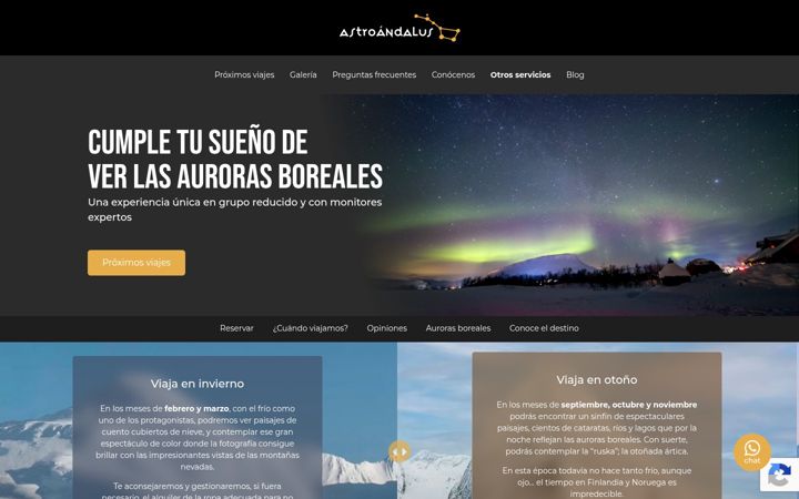 Screenshot of astroandalus.com