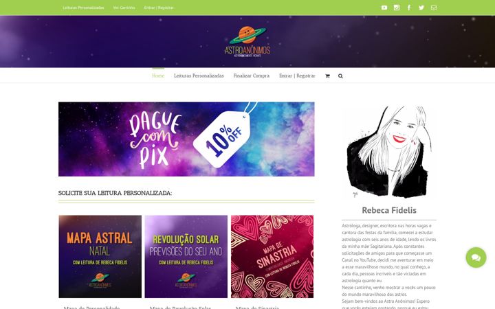 Screenshot of astroanonimos.com.br