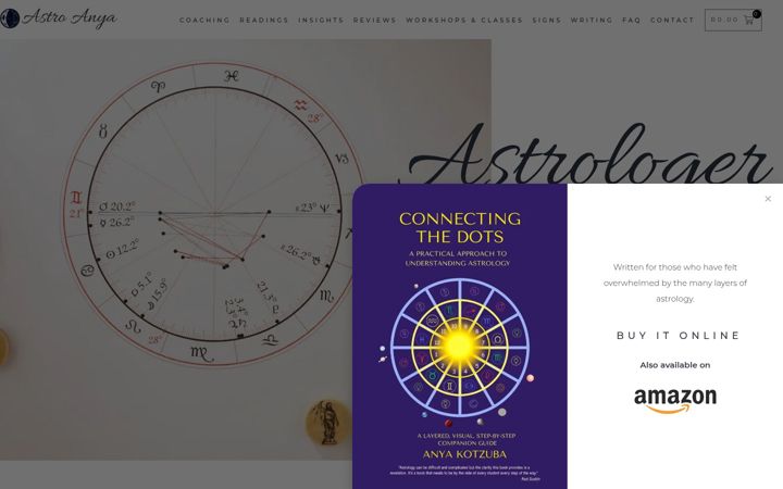Ekrano kopija astroanya.co.za