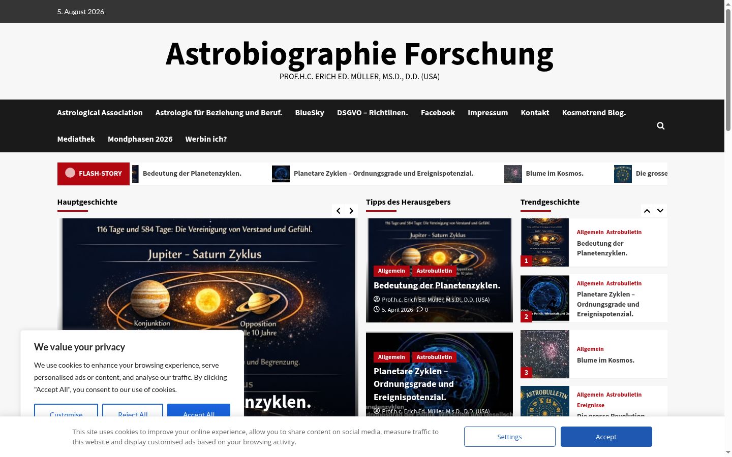 Screenshot tal-banner tal-kunsens muri qabel kwalunkwe interazzjoni