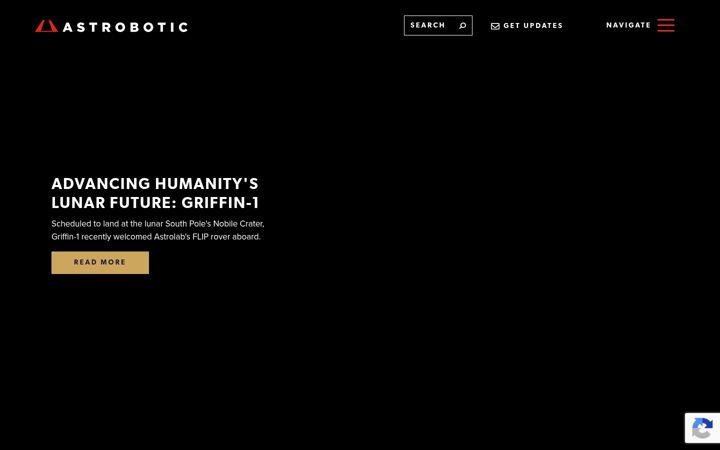 Zrzut ekranu astrobotic.com