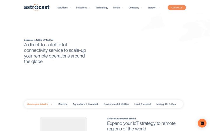 Posnetek zaslona astrocast.com