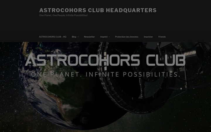 Screenshot of astrocohors.club