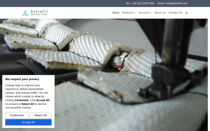 Screenshot of astrofil.com
