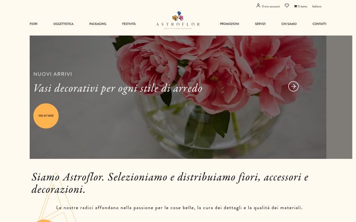 Screenshot von astroflor.ch