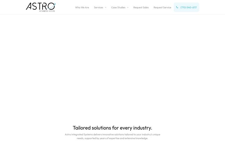 Screenshot of astrointegratedsystems.com