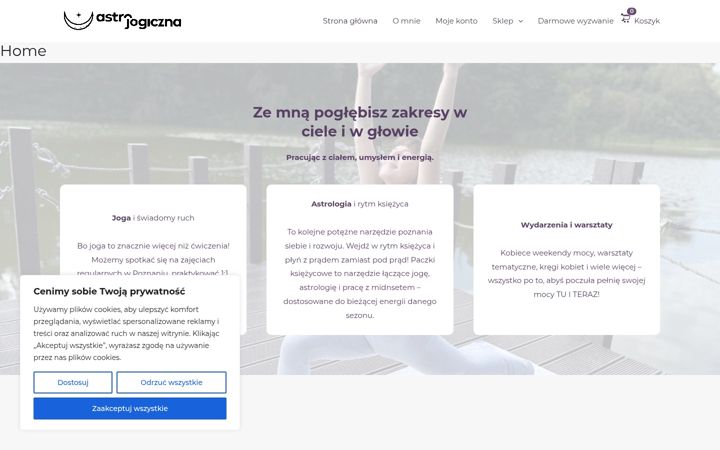 Screenshot von astrojogiczna.pl