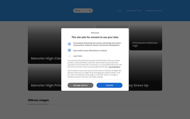 Screenshot of astrojuegos.com