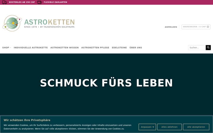 Screenshot von astroketten.ch