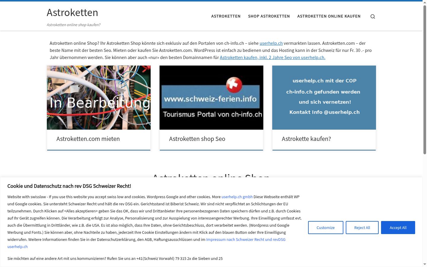 Screenshot tal-banner tal-kunsens muri qabel kwalunkwe interazzjoni