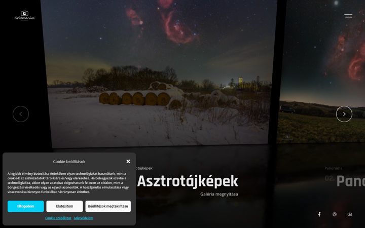 Screenshot of astrokrizmanics.hu