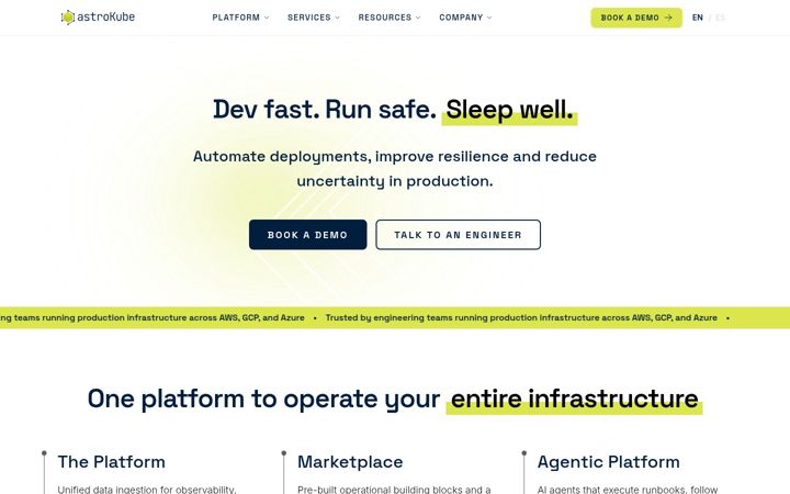 Screenshot of astrokube.com