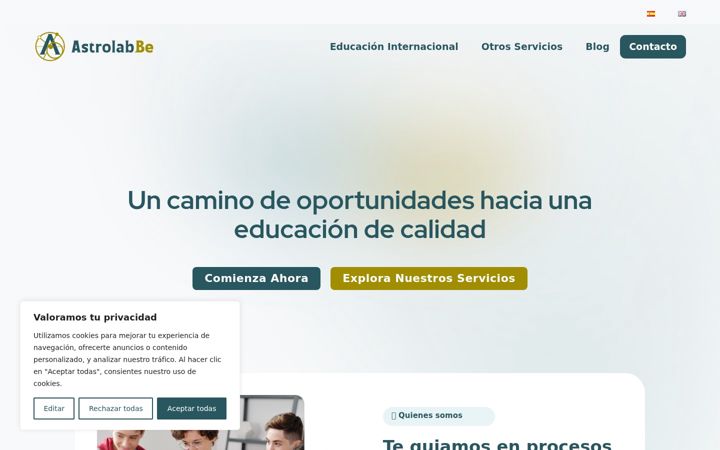 Screenshot of astrolabbe.com