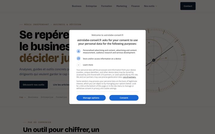 Screenshot of astrolabe-conseil.fr