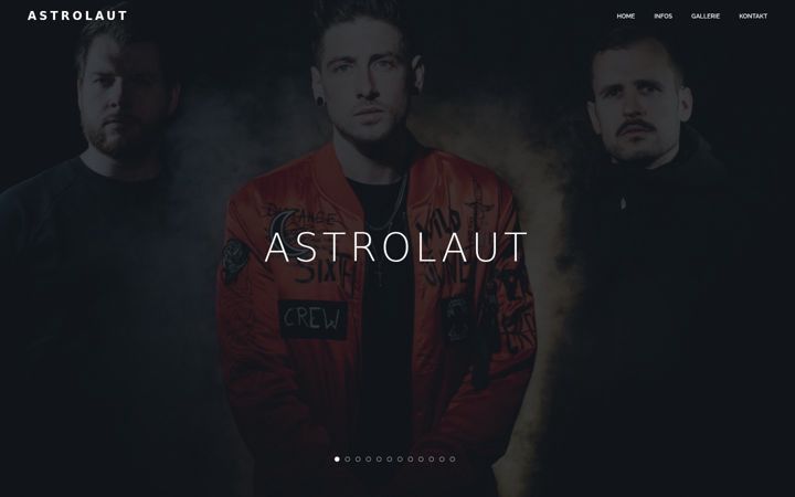 Screenshot of astrolautmusik.de